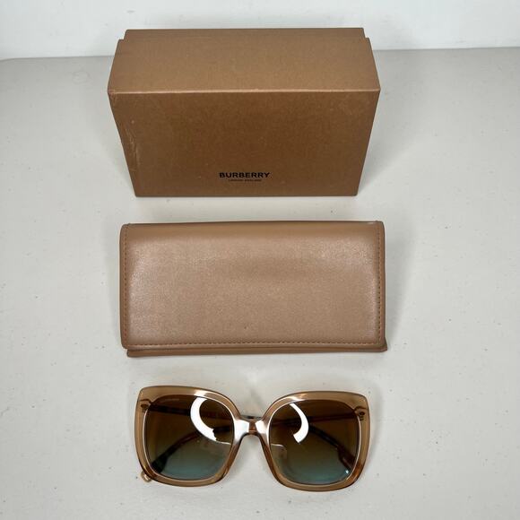 Burberry Tan Square Sunglasses main image 9